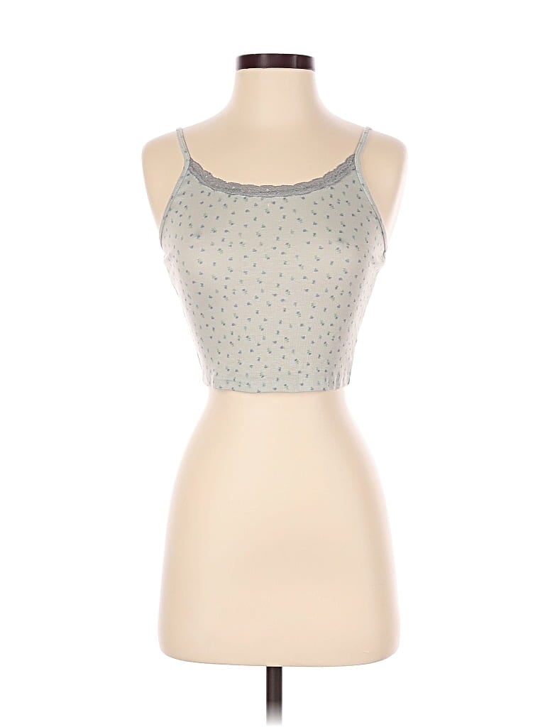 Pre-owned Dazy Tank Top Blue Halter Neckline Tops