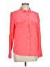 J.Crew 100% Silk Orange Long Sleeve Silk Top Size 12 - photo 1