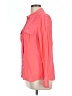 J.Crew 100% Silk Orange Long Sleeve Silk Top Size 12 - photo 5