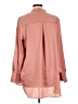 H&M 100% Polyester Pink Long Sleeve Blouse Size L - photo 2