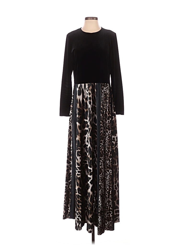 Pre-owned Assorted Brands Casual Dress In Black