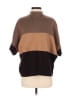 Assorted Brands Color Block Brown Poncho Size 1 - photo 1
