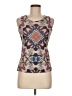 Assorted Brands Tan Blue Sleeveless Top Size 7 - photo 1