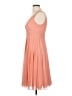 Wtoo 100% Polyester Solid Pink Orange Cocktail Dress Size 6 - photo 5