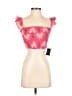 Lulus 100% Rayon Pink Short Sleeve Top Size S - photo 1