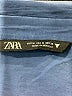 Zara Blue 3/4 Sleeve Blouse Size M - photo 4
