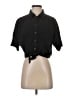 BDG Black Short Sleeve Blouse Size S - photo 1