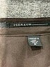 Isda & Co 100% Silk Solid Black Brown Long Sleeve Silk Top Size M - photo 4