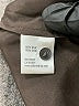 Isda & Co 100% Silk Solid Black Brown Long Sleeve Silk Top Size M - photo 5