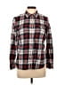 Chaps 100% Cotton Plaid Red Long Sleeve Button-Down Shirt Size L - photo 1
