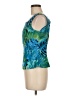 DressBarn Floral Teal Sleeveless Top Size 6 - photo 5
