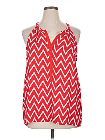 Roz & Ali Sleeveless Blouse (view 1)