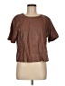 prologue Brown Short Sleeve Blouse Size M - photo 1