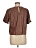 prologue Brown Short Sleeve Blouse Size M - photo 2