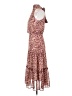 o.p.t 100% Polyester Animal Print Burgundy Cocktail Dress Size XS - photo 5