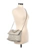 Inge Christopher Metallic Silver Gray Satchel One size - photo 2