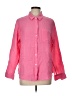Rails Color Block Pink Long Sleeve Button-Down Shirt Size L - photo 1