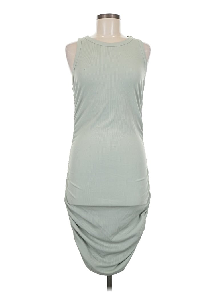 Pre-owned Assorted Brands Casual Dress In Gray