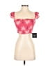 Lulus 100% Rayon Pink Short Sleeve Top Size S - photo 1