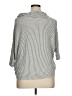 Laila Jayde Houndstooth Silver 3/4 Sleeve Blouse Size XL - photo 2