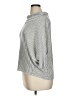 Laila Jayde Houndstooth Silver 3/4 Sleeve Blouse Size XL - photo 5