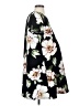 Hello Miz Floral Black Casual Dress Size Sm Maternity - photo 4