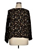 Gilli Floral Black Long Sleeve Blouse Size 1X - photo 1