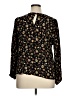 Gilli Floral Black Long Sleeve Blouse Size 1X - photo 2