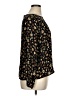 Gilli Floral Black Long Sleeve Blouse Size 1X - photo 4