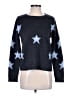 The Cashmere Project Stars Blue Pullover Sweater Size S - photo 1