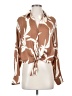 Sanctuary 100% Polyester Brown Long Sleeve Blouse Size XS - photo 1