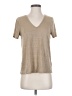 Old Navy Metallic Tan Short Sleeve T-Shirt Size XS - photo 1