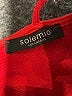 Solemio Solid Red Cocktail Dress Size S - photo 7