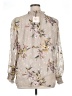 Autres Filles 100% Polyester Floral Ivory Long Sleeve Blouse Size 1X - photo 2