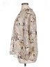 Autres Filles 100% Polyester Floral Ivory Long Sleeve Blouse Size 1X - photo 5