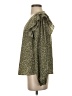 Very J 100% Polyester Floral Polka Dots Green Long Sleeve Blouse Size S - photo 5