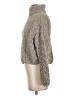 Blank NYC 100% Polyester Tweed Gray Turtleneck Sweater Size XS - photo 5