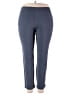 Purejill Solid Blue Active Pants Size XL - photo 1