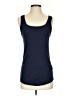 Caslon 100% Cotton Blue Tank Top Size S - photo 1