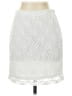 J Cooper 100% Polyester Argyle White Ivory Casual Skirt Size S - photo 1