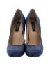 Ann Taylor LOFT Color Block Blue Heels Size 6 1/2 - photo 2
