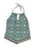 Laundry by Design Print Blue Swimsuit Top Size M - photo 1