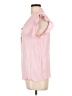 Shein 100% Viscose Pink Short Sleeve Blouse Size L - photo 5