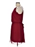 BCX 100% Polyester Solid Burgundy Casual Dress Size L - photo 5