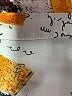 Unbranded 100% Polyester Print Orange Short Sleeve Blouse Size S - photo 7