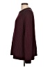Lands' End 100% Cotton Stripes Burgundy Pullover Sweater Size L - photo 5
