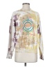 Def Leppard Tie-dye White Sweatshirt Size S - photo 1