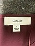 CeCe Burgundy 3/4 Sleeve Top Size M - photo 7