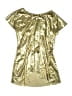 Body Wrappers 100% Polyester Metallic Gold Dress Size 12 - 14 - photo 1