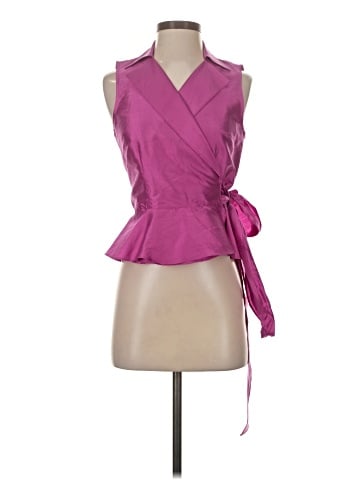Lauren by Ralph Lauren Sleeveless Silk Top (view 1)